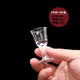 萌睿小酒杯白酒杯1錢(qián)10ml5ml高腳一口酒杯水晶玻璃杯1錢(qián)小號小杯子 9號小酒杯10毫升六只裝