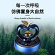 齊選汽車擺件車載太陽能旋轉(zhuǎn)香水?dāng)[飾中控臺蘋果心形擺飾車裝飾用品男 夢幻藍【夢幻】