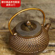 玘瑄煮茶壺銅質(zhì)純銅手提銅銅文化精品銅造型經(jīng)典大氣收藏品黃銅手工雕 銅手提銅壺銅文化精品銅壺造型經(jīng)典大氣收藏品黃銅手