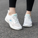 斯凱奇Skechers透氣休閑鞋女鞋網(wǎng)面跑步鞋運動鞋健步鞋 149542-WHT 8