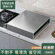 京拜廚房燃氣灶蓋板罩電磁爐支架家用煤氣灶架子遮擋板灶臺托架置物架 單灶蓋板長35*深45*高9(標準款) 拉絲防滑