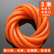 德國電木茶盤(pán)排水管硅膠軟管下水抽水管茶臺出水管子茶具配件橙色 進(jìn)口料硅膠管9x13mm橙色3米