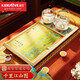 金灶（KAMJOVE）茶具套裝電茶盤(pán) 全自動(dòng)上水電茶爐 燒水壺功夫茶整套茶具L-510 配套H19 故宮宮廷文化聯(lián)名款
