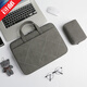 BRINCH 手提電腦包女適用于華為matebook蘋果macbook air華碩小米pro筆記本包聯(lián)想小新戴爾惠普 沉穩(wěn)灰+電源包 15英寸(可放16英寸超級本)