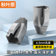 秋葉原（CHOSEAL）水晶頭保護套 超五類(lèi)六類(lèi)5/6類(lèi)網(wǎng)線(xiàn)護套 內徑6.5mm  RJ45電腦網(wǎng)絡(luò )護套 10個(gè)裝 灰色 QZ4128GZ10