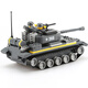 萬(wàn)格軍事積木殲20戰斗機直升機拼插拼裝模型飛機積木玩具男孩禮物6-14 【3660】重裝坦克車(chē)