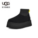 UGG秋季女士時(shí)尚舒適圓頭保暖厚底休閑經(jīng)典迷你短靴雪地靴1168170 BLK | 黑色 36 尺碼偏大，建議拍小一碼
