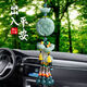 汽車(chē)掛件車(chē)內后視鏡吊墜飾品擺件汽車(chē)掛件祝福平安車(chē)內裝飾品 出入平安【元寶款】