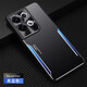 譽(yù)皮匠 適用于oppo reno8pro手機(jī)殼金屬背板鏡頭保護(hù)全包防摔男女款 reno8pro+【黑藍(lán)】