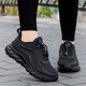 足力健大師老人鞋女鞋四季通用休閑運動(dòng)舒適時(shí)尚輕便透氣防滑耐磨爸媽鞋 黑色女8259 36