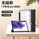 余求漁 適用 三星tab s8/s7平板保護套三星翻蓋皮套全包防摔保護殼高檔商務(wù)新款外殼無(wú)磁鐵款不影響spen 三星s8/s7 通用 透明黑色 11英寸