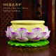 戴玉堂 陶瓷蓮花香爐插香爐 線(xiàn)香爐佛前供奉佛具用品家用室內熏香爐擺件 9吋蓮花香爐 D14-48
