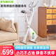 KSMILE健身車(chē)家用小型可折疊靜音手控立式車(chē)有氧運動(dòng)單車(chē) 白色 8擋磁控-可折疊