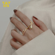 YYYDS S925銀蛇形戒指女輕奢時(shí)尚靈蛇2025年新款七夕情人節(jié)禮物送女友 小蛇戒指