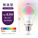 飛利浦LED燈泡wizAPPE27螺口WiFi智能調(diào)光調(diào)色語音家用節(jié)能超亮 8.5W球泡-E27智能萬千色彩調(diào)節(jié)