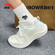 安踏（ANTA）女鞋運動(dòng)鞋子女春秋新款漫步跑步鞋防滑耐磨休閑鞋輕質(zhì)回彈旅游鞋 象牙白/泡沫綠 【漫步1】 37.5