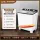 威力（WEILI）14KG半自動雙缸波輪洗衣機 雙桶洗脫分離甩干雙電機鋼化玻璃面