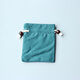 迷你棉麻首飾袋錦囊小布袋珠寶玉石蜜蠟文玩收納袋抽繩束口絨布袋 10*12棉綠色 寬10 高12厘米