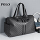 POLO 旅行包男大容量手提包PVC耐磨旅行袋短途商務(wù)出差行李包獨立鞋倉