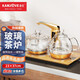 金灶（KAMJOVE） 全智能自動(dòng)上水電熱水壺玻璃燒水壺保溫泡茶電茶壺高硼硅玻璃電茶爐燒水器自動(dòng)上水 0.8L G6（23*37cm）豎版按鍵