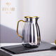 梵卡奇（FANKAQI）涼水壺套裝客廳耐高溫大容量玻璃冷水壺涼水杯冰水壺創(chuàng  )意高顏值 煙灰色南瓜壺【單壺】 2000ml 1只