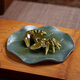 紫砂茶寵變色茶寵物茶臺茶盤螃蟹擺件可養(yǎng)個性創(chuàng)意茶具小件 紫砂變色茶寵【螃蟹】