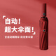 商務(wù)超大號(hào)自動(dòng)雨傘雨具男女士三折疊大雨傘簡(jiǎn)約便攜式晴雨傘24骨 【抗風(fēng)雙龍骨24根傘骨】酒紅