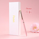 派通（Pentel）金屬簽字筆BLN2005速干中性筆旋轉式針管0.5金屬桿商務(wù)辦公黑色水筆教師節禮物禮盒裝磨砂質(zhì)感 月粉【書(shū)寫(xiě)黑色】