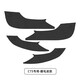 簡(jiǎn)倫 凱迪拉克ATSLXTSXT4XT5XT6CT6車(chē)門(mén)防踢墊內飾保護貼裝飾防護墊 CT5【進(jìn)口輕奢翻毛皮】4門(mén)裝