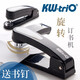 可得優(yōu)（KW-triO） 旋轉式訂書(shū)機釘訂書(shū)器小號騎馬中縫訂書(shū)機訂書(shū)器 可裝訂20/25頁(yè) 5360R黑色+10盒針【加起釘器】