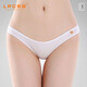 LPCSS品牌內褲女低腰性感60支莫代爾女生白色女士純棉襠三角褲LPC ES640（白+膚+粉） M （尺碼偏?。┩扑]體重70-80斤