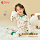 纖絲鳥(niǎo)（TINSINO）兒童秋衣秋褲男女童平腰內衣套裝中小童寶寶睡衣童裝 蘿卜小兔