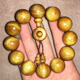 澤藝緣【假一賠萬】 有水波紋 金絲楠木佛珠2.0男手串四川小葉楨楠老料