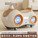 艾貝熊 AIBEI BEAR一歲寶寶周歲生日禮物兒童玩具車(chē)1-3歲男女小孩童一兩2三歲嬰幼兒 咖色：拖斗+燈光音樂(lè )