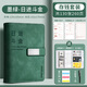 白金麗人記賬本家用日常理財(cái)活頁可收納現(xiàn)金日記賬本家用花銷生活收入支出明細(xì)流水店鋪明細(xì)賬冊(cè)理財(cái)筆記本 【存錢套裝】墨綠+4拉鏈袋+4票據(jù)袋+3卡袋+索引