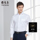 雅戈爾（YOUNGOR）長袖襯衫男純色DP免燙襯衫棉質(zhì)面料抗皺易打理新品 GLDP110043BJA白色 41
