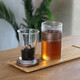 唐興 茶水分離杯三件杯帶內膽過(guò)濾泡茶杯日式錘紋玻璃杯 耐熱喝茶杯家用帶蓋 B001三件杯 錘紋款