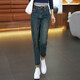 箐箐花復(fù)古加絨牛仔褲女哈倫褲子2025年春秋新款高腰顯瘦老爹直筒小腳褲 水泥灰（不褪色） M /27(95-105斤)