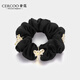 奢蔻（Cercoo）Cercoo/奢蔻送老婆禮物珍珠禮贊發(fā)圈大腸圈簡約成人盤發(fā)發(fā)繩發(fā)圈 黑色
