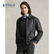 Polo Ralph Lauren 拉夫勞倫 男裝 經(jīng)典款羊皮革夾克RL18690 001-Polo黑 M