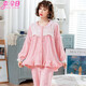 幸孕日孕婦睡衣11月份12秋冬天月子服春秋季哺乳套裝產(chǎn)后保暖加厚珊瑚絨 8221#粉色 XL碼（建議115-135斤左右穿）