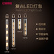 燈璨LED愛迪生復(fù)古長條燈E27螺口T125T300暖黃光裝飾燈泡 Ｔ125_4瓦 暖黃2200K