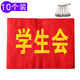 與同（YUTONG）紅色袖章電焊工新員工學(xué)生會(huì )志愿者安全員治安巡邏值勤袖標 制作紅袖章袖套袖章定做 學(xué)生會(huì )+別針/10個(gè)