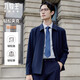 九牧王男裝夾克【石墨烯保暖輕松夾克】秋冬季商務(wù)翻領(lǐng)行政夾克外套男