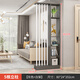 屏風(fēng)隔斷柜2025新款入戶(hù)小戶(hù)型落地屏風(fēng)隔斷客廳玄關(guān)柜家用輕奢型 80*24*202灰色+白架 實(shí)木顆粒板 組裝【自行安裝】