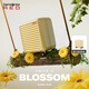 新秀麗（Samsonite）【花開(kāi)系列】行李箱拉桿箱 女新款輕便登機旅行箱贈半透明箱套QV6 亮黃色-機長(cháng)箱 16英寸 【便捷登機，可疊靠大箱】
