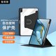 智思慧 適用華為matepad pro10.8英寸保護套 橫豎支撐旋轉透明殼帶筆槽 平板硅膠全包防摔抗彎皮套 黑色