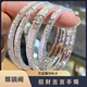 招財(cái)吉言手鐲 足銀999.9 假一賠十擔(dān)保 22克圈口直徑57mm
