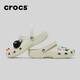 卡駱馳（CROCS）檀健次同款經(jīng)典洞洞鞋輕便百搭男沙灘鞋包頭拖鞋10001 骨白色-2Y2 39 (240mm)