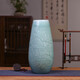 loyo 景德鎮大號陶瓷花瓶插花客廳裝飾品手繪山水圖瓷瓶新中式家居電視柜擺件水培富貴竹 雕刻影青牡丹插花筒